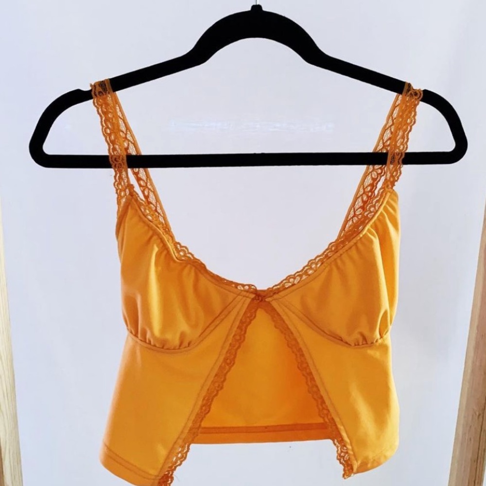 (SOLD) thrifted orange cami